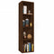 vidaXL Book Cabinet/TV Cabinet Brown Oak 36x30x143 cm Engineered Wood