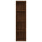 vidaXL Book Cabinet/TV Cabinet Brown Oak 36x30x143 cm Engineered Wood