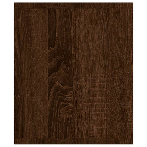 vidaXL Book Cabinet/TV Cabinet Brown Oak 36x30x143 cm Engineered Wood