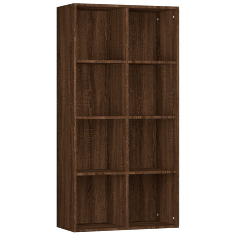 vidaXL Book Cabinet/Sideboard Brown Oak 66x30x130 cm Engineered Wood