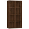 vidaXL Book Cabinet/Sideboard Brown Oak 66x30x130 cm Engineered Wood