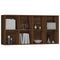 vidaXL Book Cabinet/Sideboard Brown Oak 66x30x130 cm Engineered Wood