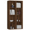 vidaXL Book Cabinet/Sideboard Brown Oak 66x30x130 cm Engineered Wood