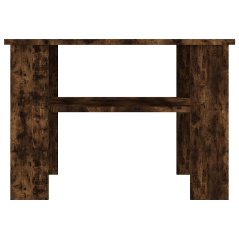 vidaXL Coffee Table Smoked Oak 60x60x42 cm Engineered Wood