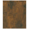 vidaXL Book Cabinet/TV Cabinet Smoked Oak 143x30x36cm Engineered Wood