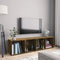 vidaXL Book Cabinet/TV Cabinet Smoked Oak 143x30x36cm Engineered Wood