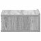vidaXL Floating Nightstand Grey Sonoma 40x30x15 cm Engineered Wood