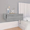 vidaXL Floating Nightstands 2pcs Grey Sonoma 40x30x15cm Engineered Wood