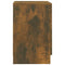 vidaXL Bedside Cabinet Smoked Oak 38x35x56 cm Engineered Wood