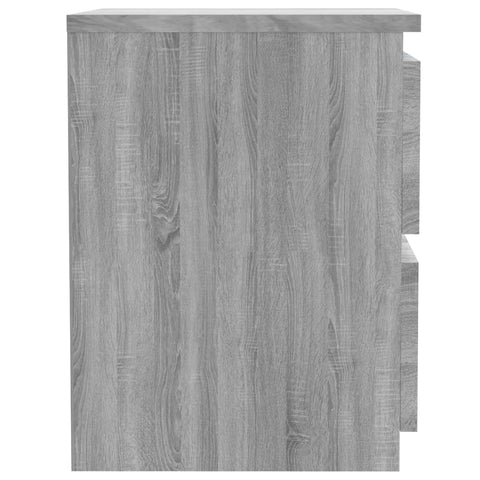vidaXL Bedside Cabinet Grey Sonoma 30x30x40 cm Engineered Wood