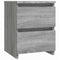 vidaXL Bedside Cabinets 2 pcs Grey Sonoma 30x30x40 cm Engineered Wood