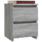 vidaXL Bedside Cabinets 2 pcs Grey Sonoma 30x30x40 cm Engineered Wood