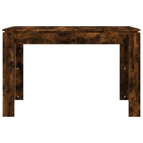 vidaXL Dining Table Smoked Oak 120x60x76 cm Engineered Wood