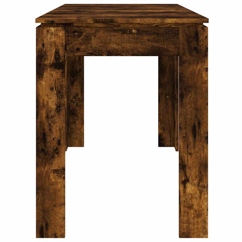 vidaXL Dining Table Smoked Oak 120x60x76 cm Engineered Wood