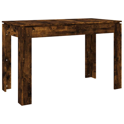 vidaXL Dining Table Smoked Oak 120x60x76 cm Engineered Wood