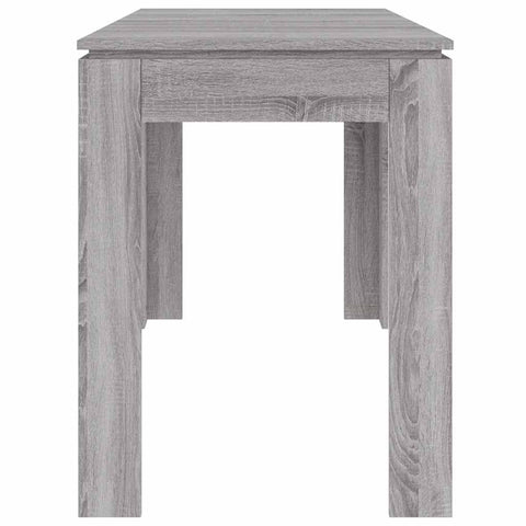 vidaXL Dining Table Grey Sonoma 120x60x76 cm Engineered Wood