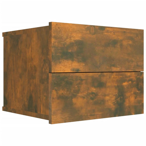 vidaXL Bedside Cabinets 2 pcs Smoked Oak 40x30x30 cm Engineered Wood
