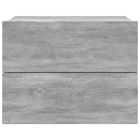 vidaXL Bedside Cabinets Grey Sonoma 40x30x30 cm Engineered Wood