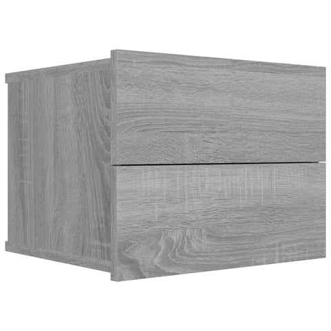 vidaXL Bedside Cabinets 2 pcs Grey Sonoma 40x30x30 cm Engineered Wood