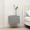 vidaXL Bedside Cabinets 2 pcs Grey Sonoma 40x30x30 cm Engineered Wood