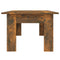 vidaXL Coffee Table Smoked Oak 100x60x42 cm Engineered Wood