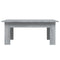 vidaXL Coffee Table Grey Sonoma 100x60x42 cm Engineered Wood