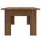 vidaXL Coffee Table Brown Oak 100x60x42 cm Engineered Wood