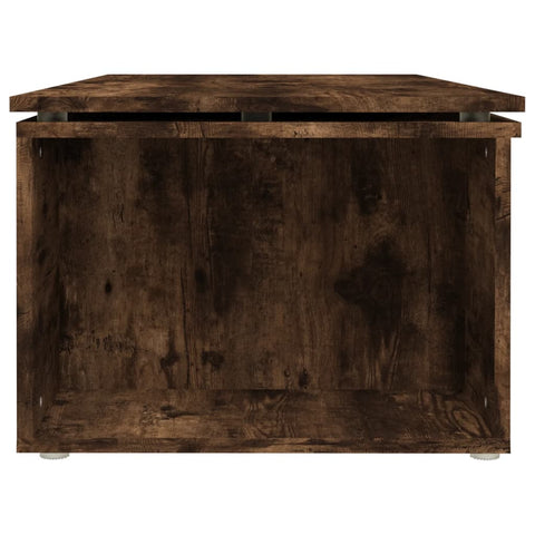 vidaXL Coffee Table Smoked Oak 150x50x35 cm Engineered Wood