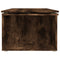 vidaXL Coffee Table Smoked Oak 150x50x35 cm Engineered Wood