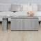 vidaXL Coffee Table Grey Sonoma 150x50x35 cm Engineered Wood