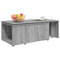 vidaXL Coffee Table Grey Sonoma 150x50x35 cm Engineered Wood