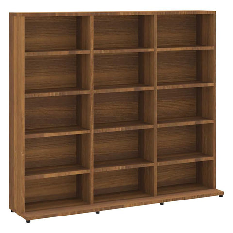 vidaXL CD Cabinet Brown Oak 100x23x89.5 cm Engineered Wood