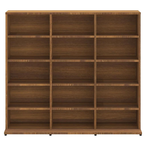 vidaXL CD Cabinet Brown Oak 100x23x89.5 cm Engineered Wood