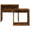 vidaXL Nesting Coffee Tables 2 pcs Smoked Oak Engineered Wood