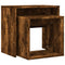 vidaXL Nesting Coffee Tables 2 pcs Smoked Oak Engineered Wood