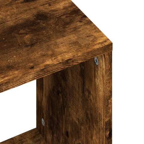 vidaXL Nesting Coffee Tables 2 pcs Smoked Oak Engineered Wood