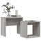 vidaXL Nesting Coffee Tables 2 pcs Grey Sonoma Engineered Wood