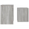 vidaXL Nesting Coffee Tables 2 pcs Grey Sonoma Engineered Wood