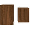 vidaXL Nesting Coffee Tables 2 pcs Brown Oak Engineered Wood