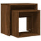 vidaXL Nesting Coffee Tables 2 pcs Brown Oak Engineered Wood