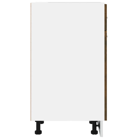 vidaXL Drawer Bottom Cabinet Lyon Smoked Oak 30x46x81.5 cm Engineered Wood