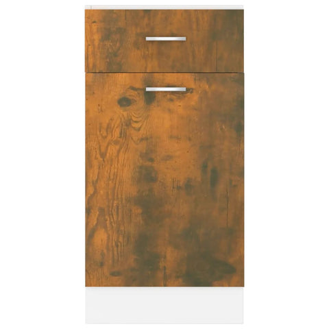vidaXL Drawer Bottom Cabinet Lyon Smoked Oak 40x46x81.5 cm Engineered Wood