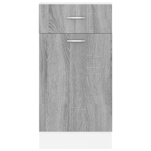 vidaXL Drawer Bottom Cabinet Lyon Grey Sonoma 40x46x81.5 cm Engineered Wood