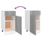vidaXL Drawer Bottom Cabinet Lyon Grey Sonoma 40x46x81.5 cm Engineered Wood