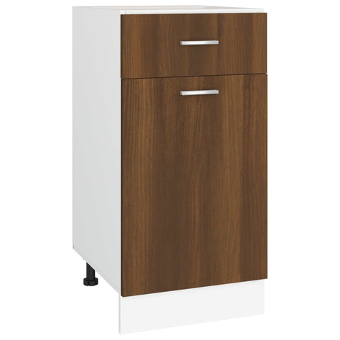 vidaXL Drawer Bottom Cabinet Lyon Brown Oak 40x46x81.5 cm Engineered Wood