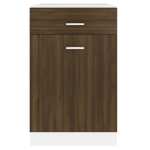 vidaXL Drawer Bottom Cabinet Lyon Brown Oak 50x46x81.5 cm Engineered Wood