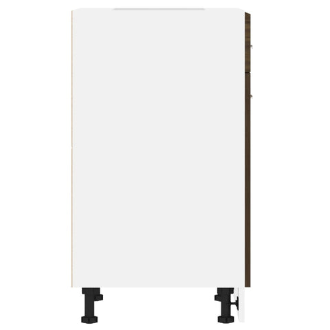 vidaXL Drawer Bottom Cabinet Lyon Brown Oak 50x46x81.5 cm Engineered Wood