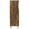 vidaXL Bathroom Cabinet Smoked Oak 30x30x95 cm Engineered Wood