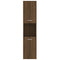 vidaXL Bathroom Cabinet Brown Oak 30x30x130 cm Engineered Wood