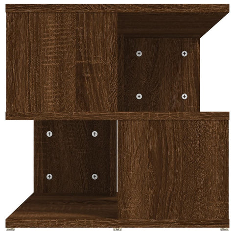 vidaXL Side Table Brown Oak 40x40x40 cm Engineered Wood